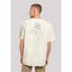 T-Shirt F4NT4STIC "Geometric Abstract", Herren, Gr. 4XL, beige (sand), Obermaterial: 100% Baumwolle, casual, oversize, Rundhals, Kurzarm ohne Bündchen, Shirts, Print