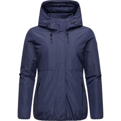 Winterjacke RAGWEAR "Sunniva", Damen, Gr. XXL (44), blau (dunkelblau), Obermaterial: 100% Polyester; Futter: 100% Polyester; Wattierung 100% Polyester, modisch, figurumspielend Po-bedeckend, hoch geschlossener Ausschnitt, Langarm eng elastischer... Image