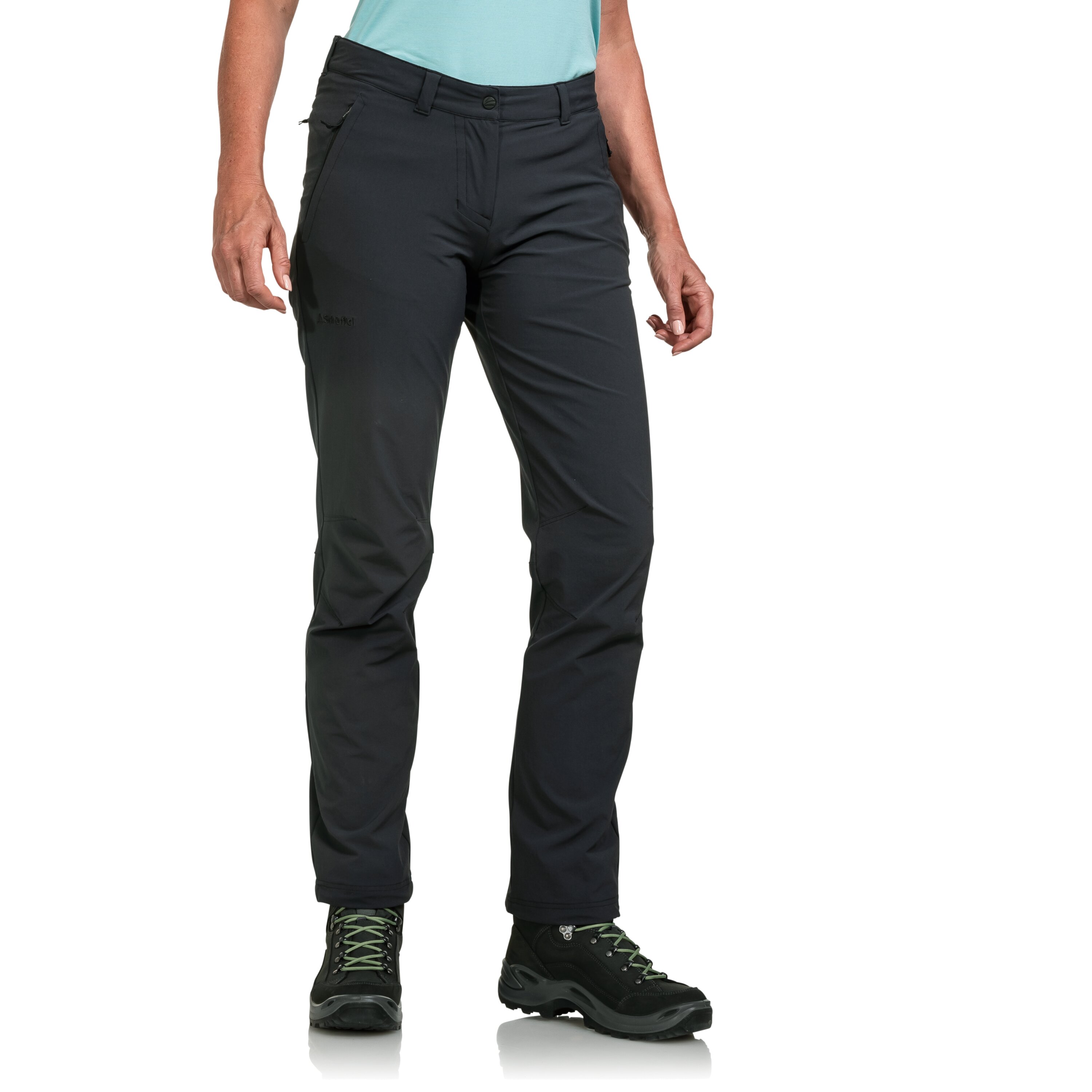 Outdoorhose SCHÖFFEL "Pants Engadin1", Damen, Gr. 38, N-Gr, schwarz, Obermaterial: 89% Nylon, 11% Elasthan, unifarben, Hosen Image