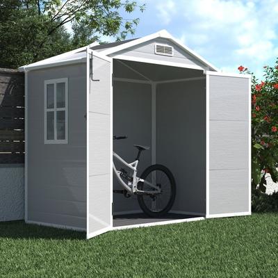 Resin Weather Resistant Outdoor Storage Shed