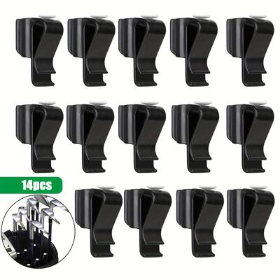 TEMU 14pcs Golf Putter Clips, Golf Clip, Golf Bag Putter Holding Clip, Outdoor Golf Accessories For Men &women