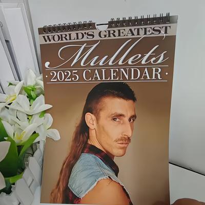 TEMU 2025 Ultimate Catfish-themed Desk Calendar | Unique Hair Design For Everyday Use