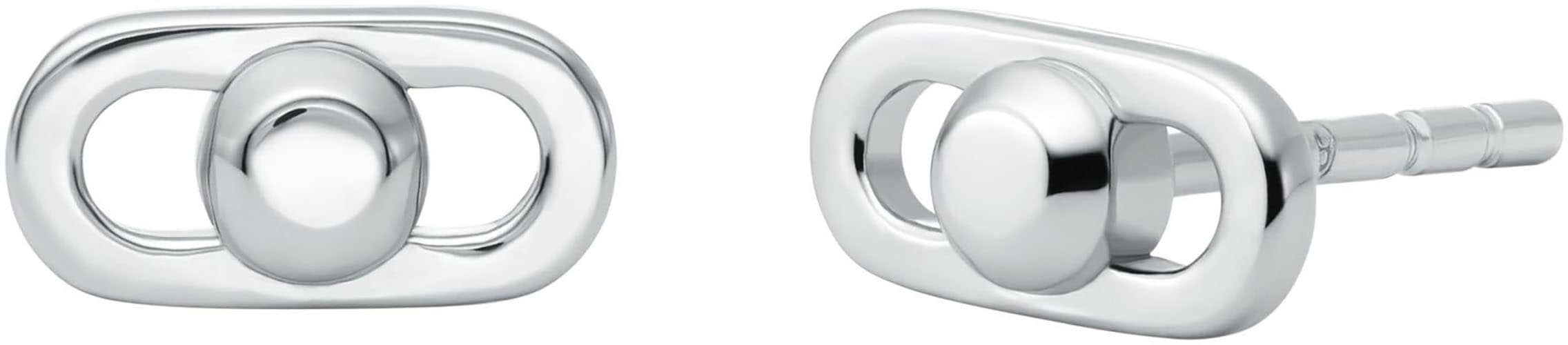 Paar Ohrstecker MICHAEL KORS "Schmuck Geschenk Silber 925 Ohrringe Astor Link", silber (silberfarben), Ohrringe, Damen, Silber 925 (Sterlingsilber)