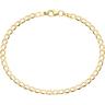 "Goldarmband FIRETTI ""Schmuck Geschenk Gold 375 Armschmuck Armband Weitpanzerkette"" Armbänder Gr. 19, Gelbgold 375, gelb (gelbgoldfarben) Damen"