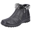 Winterboots RIEKER, Damen, Gr. 36, schwarz, Leder, sportlich, Schuhe, mit Rieker-TEX-Membran