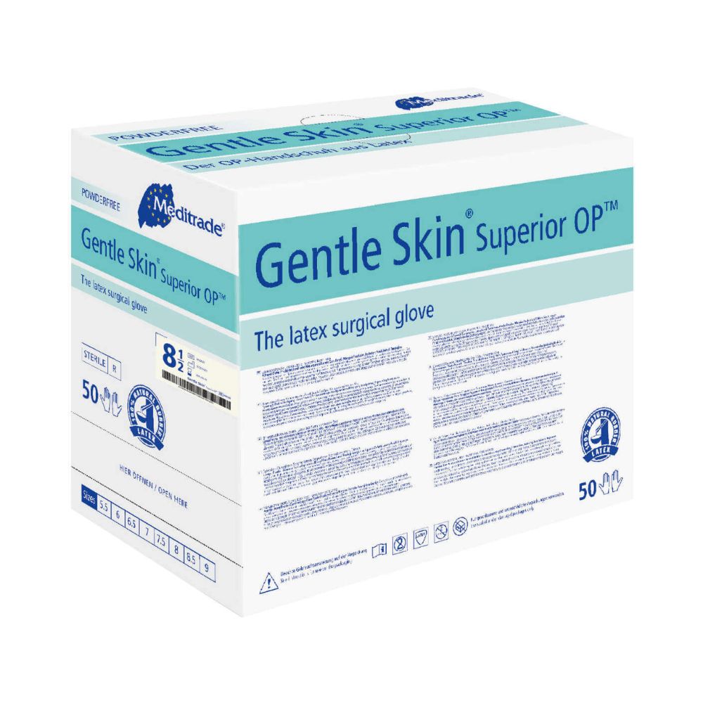 Meditrade Gentle Skin® Superior OP ™, Glove di chirurgia in lattice 50