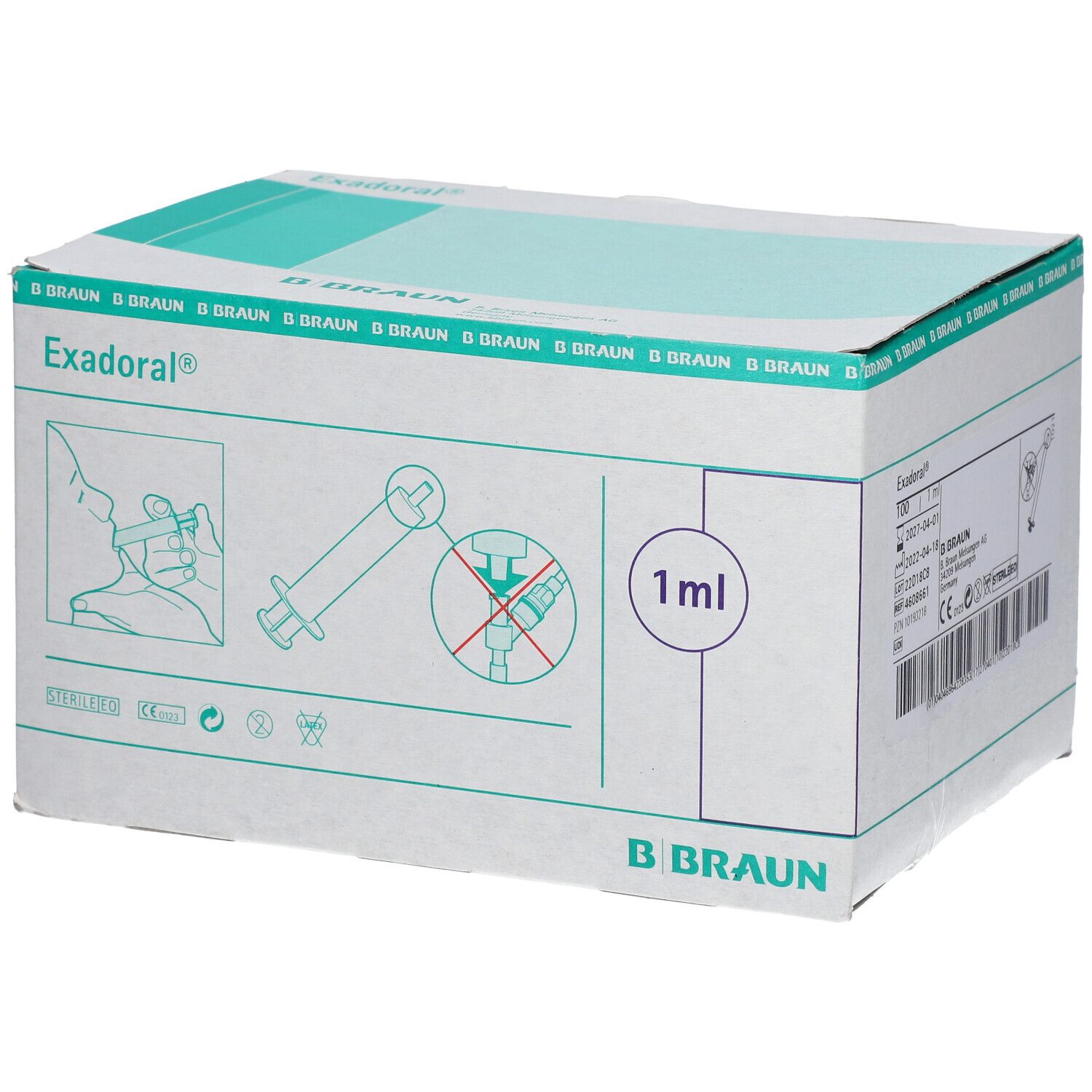 B.Braun Exadoral® Siringa ONE -OFF per somministrazione orale di farma