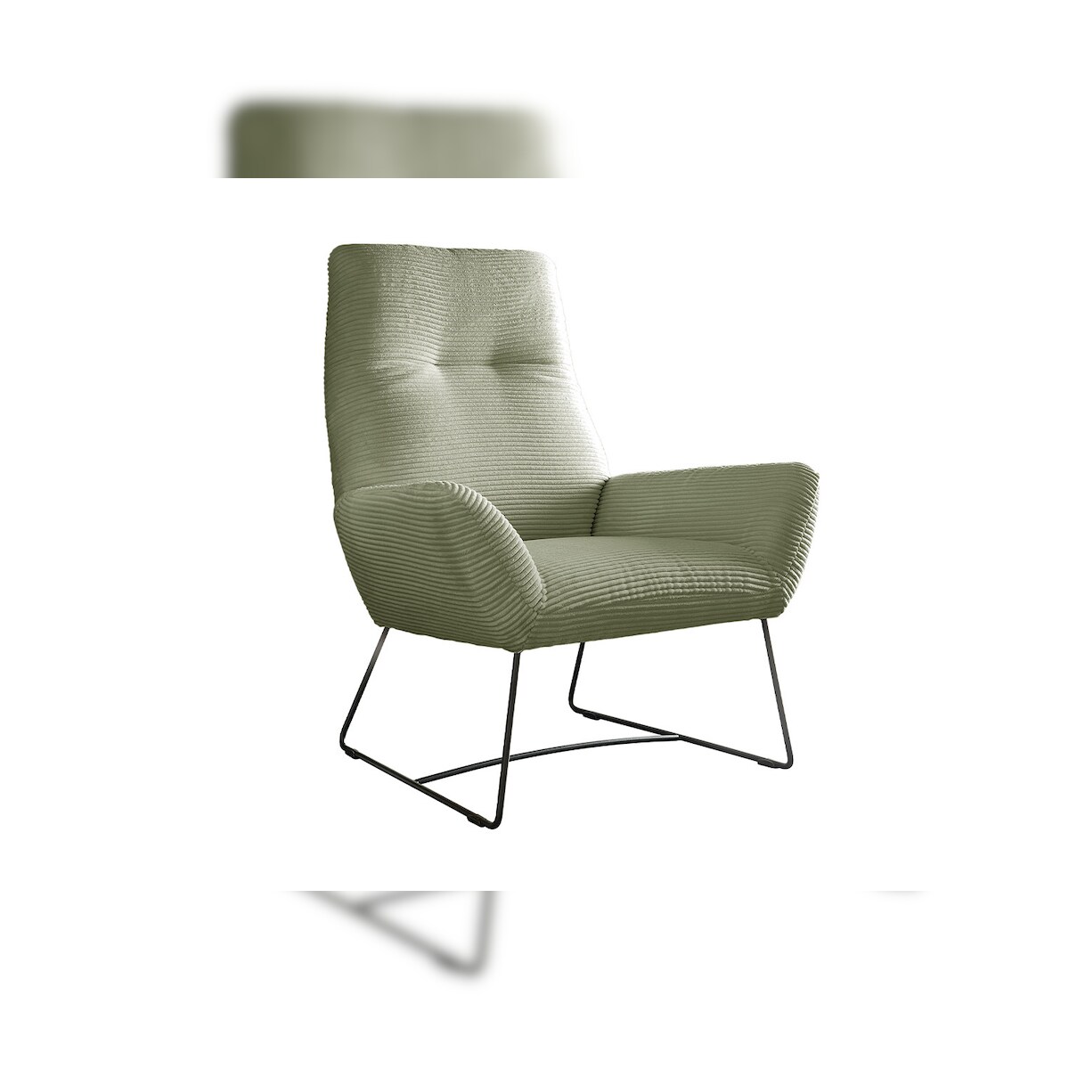 KAWOLA Sessel BISA Cord olivgrün Image