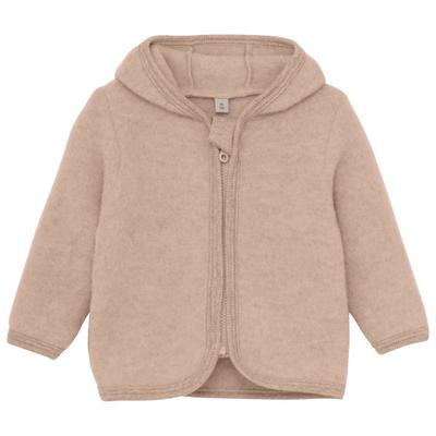 Huttelihut - Kid's Jacket Wool Fleece - Merinojacke Gr 98 beige