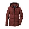 Steppjacke "GW 28 MN QLTD JCKT", Herren, Gr. L, rot (feuerrot), Oberstoff: 88% Polyester, 12% Baumwolle, Futter: 100% Polyester (recycelt), Wattierung: 100% Polyester, G.I.G.A. DX BY KILLTEC, sportlich, Jacken, Winddichte, wasserabweisende...