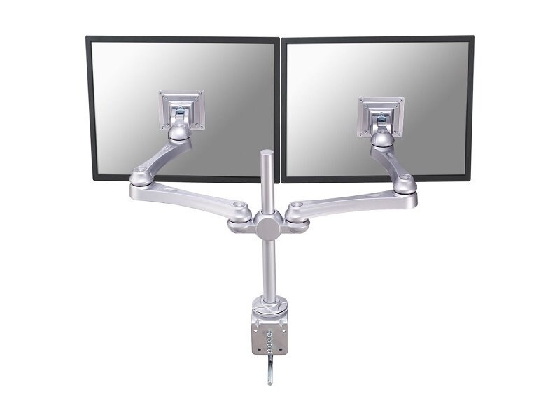 Neomounts FPMA-D930D Monitorhalterung für 2 Monitore mit Tischklemme, silber Image