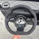 Per Audi A3 A4 A5 A6 A7 Q3 Q5 Q7 volante completamente forato campagna volante a fondo piatto