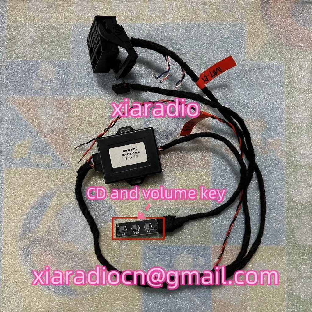 Kabel mit emulator decoder für bmw idrive professional nbt idrive 4,0 evo idrive 5.0/6,0 Autoradio navigations prüfstand werkzeuge Image