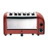 Dualit Toaster, 6 Schlitze, rot