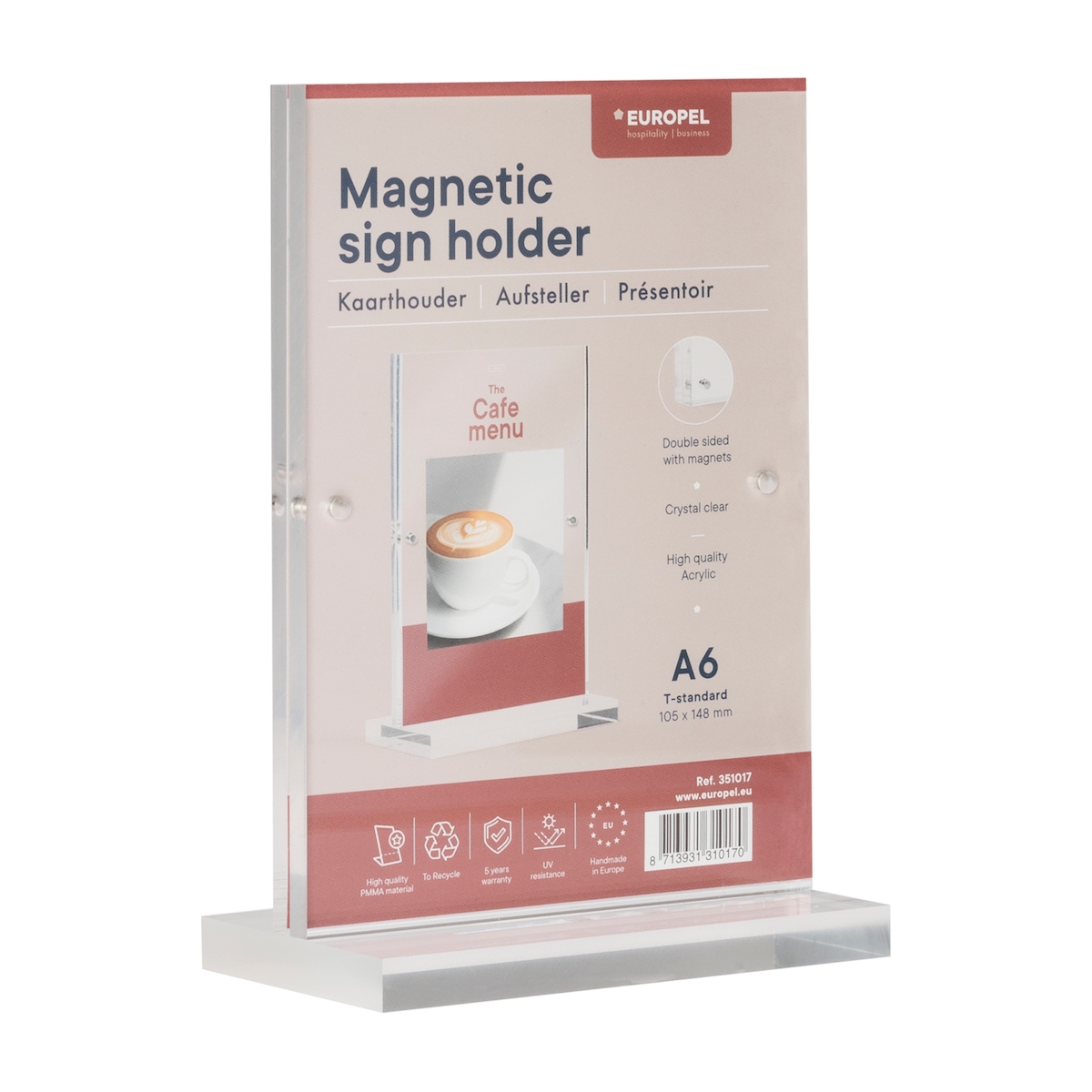 Aufsteller Luxe Europel T-Standard A6, 351017 Image