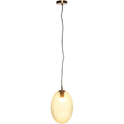 KAYOOM Hängeleuchte "Virgina", braun (bernsteinfarben), Ø 23cm H: 36cm, Lampen, hochwertig, außergewöhnlich, handgefertigt Image