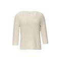 s.Oliver Black Label Strickpullover Damen WHITE, Gr. 46, Polyester, Pullover aus Effektgarn | 2146896.02X1.32