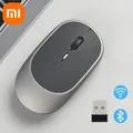 Mouse wireless Xiaomi Mouse silenzioso 2.4G compatibile con Bluetooth DPI regolabile Design ergonomico Mouse da ufficio da gioco ricaricabile USB