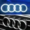 Audi Car LED griglia anteriore Logo lampada luce bianca statica 249 273 285mm per AUDI A3 A4 A5 A6