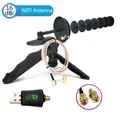 16dBi 2.4GHz WIFI Antenna direzionale a lungo raggio Laptop Desktop PC Computer ricezione Wireless segnale 2.4G adattatore di rete USB