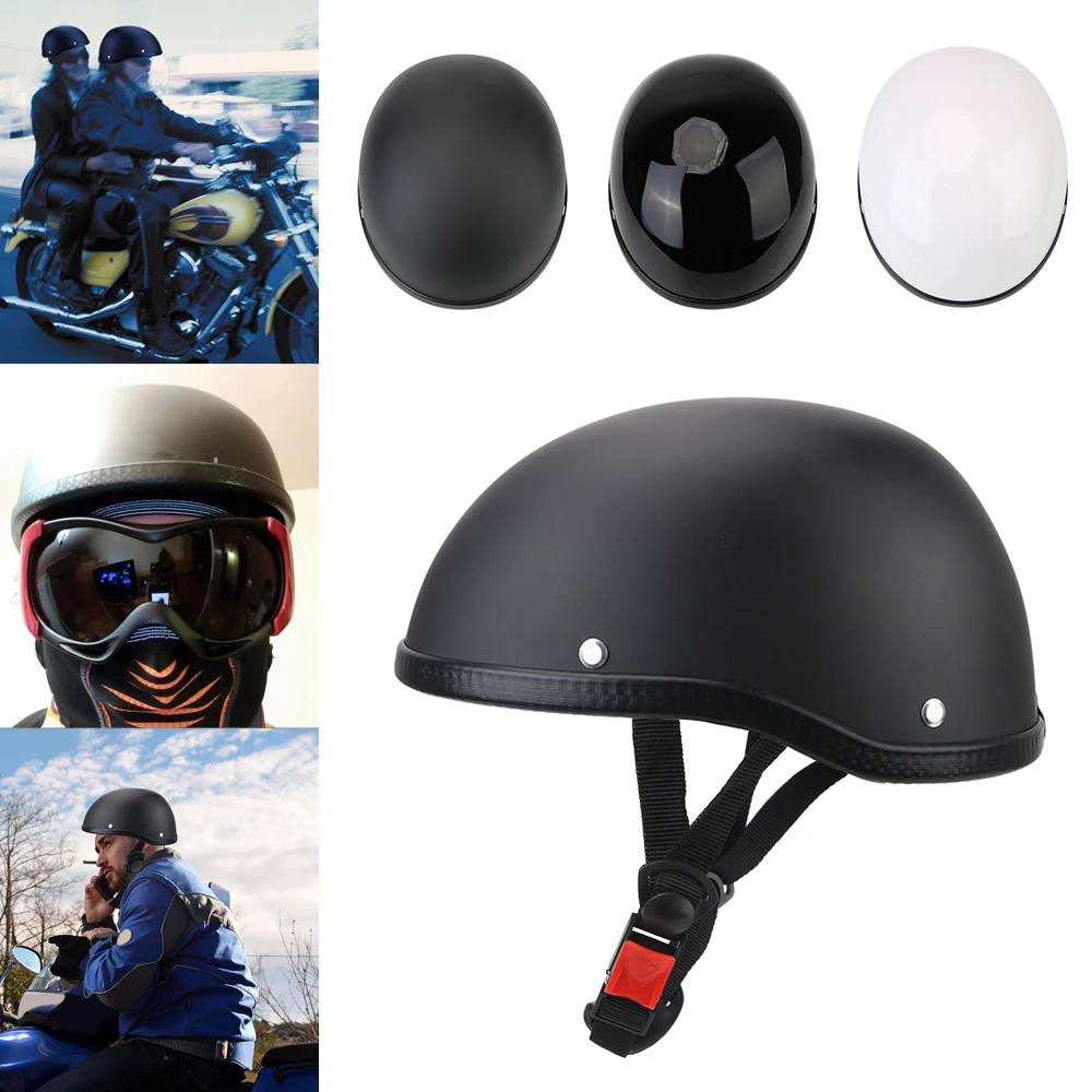 Halbgesichtshelm Motorradhelm Radfahren Schutzhelm Ultraleicht Retro Vintage Unisex MTB Fahrradhelm Image