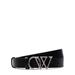 Logo Plaque Buckled Belt