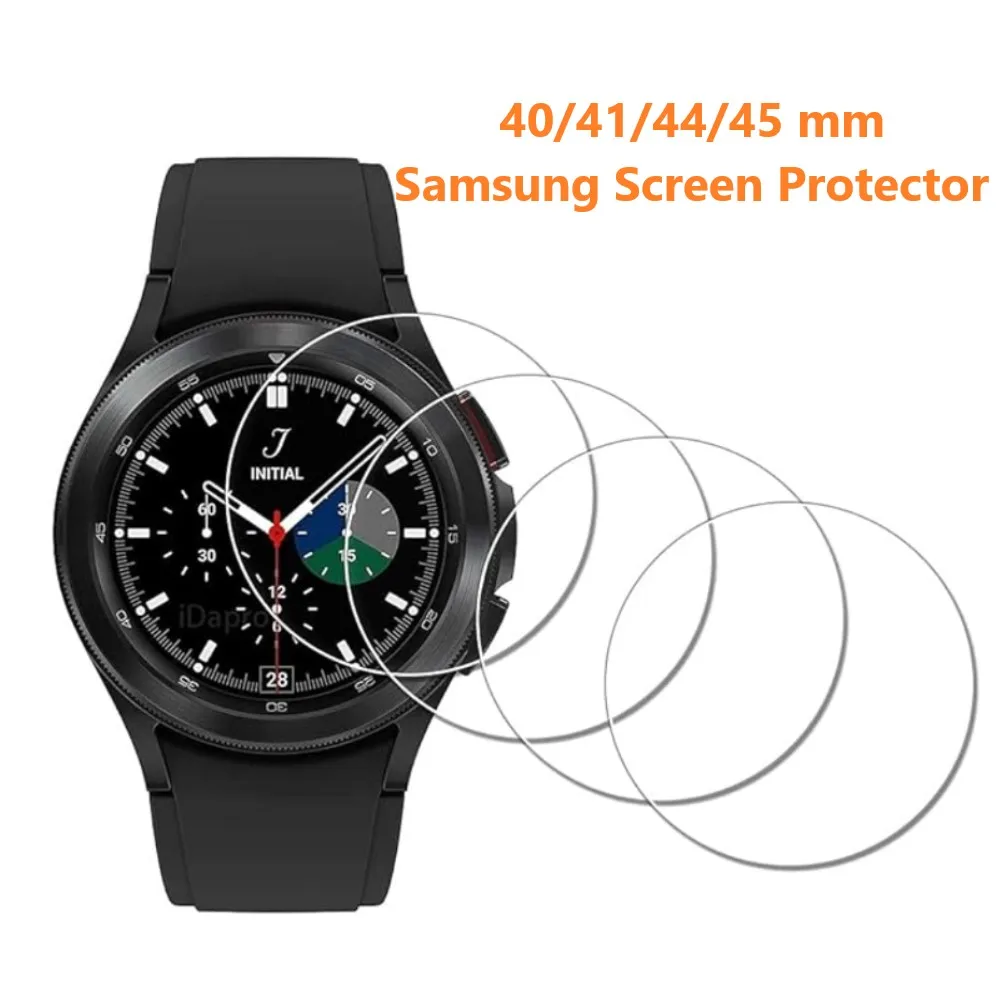 Displays chutz folie für Samsung Galaxy 4/5/44/40/41//47mm Smartwatch gehärtetes Glas kratz fest blasen frei einfache Installation Image