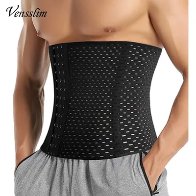 Vensslim Männer Abnehmen Body Shaper Taille Trainer Trimmer Gürtel Bauch Bauch Korsett Bauch-steuer Fitness Kompression Shapewear Image