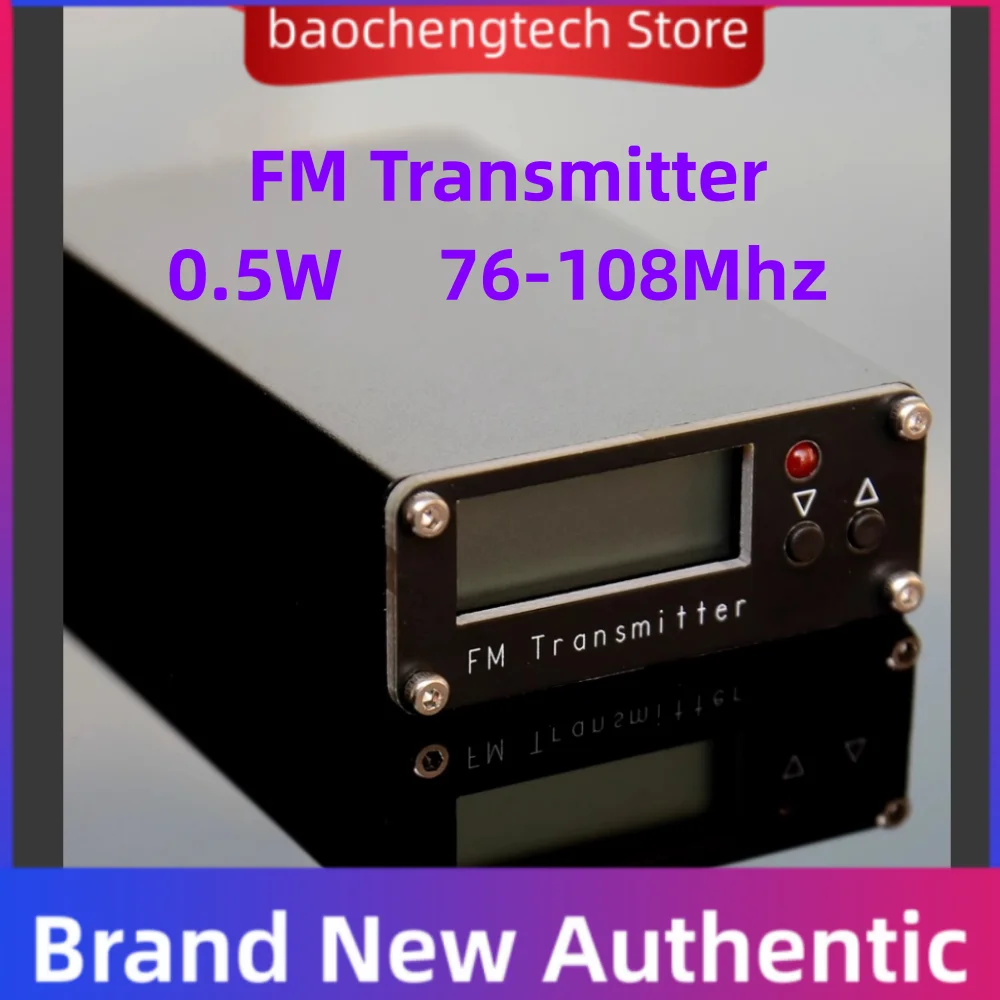2000M 0,5W FM Sender 76-108Mhz Digitalanzeige FM Stereo Übertragung TYPE-C USB Kirchen AUTO Radio Broadcast Campus Station Image