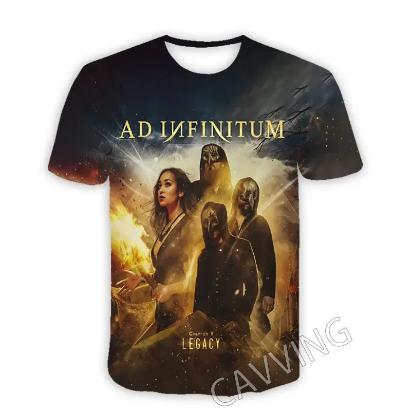 Ad Infinitum Rock 3D Printed Casual Fashion T-shirts Hip Hop Tee Shirts Harajuku Styles Tops Fashion Clothing for Women/men
