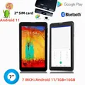 Tablette PC Android 11 de 7 Pouces pour Enfant, 1 Go de RAM, 16 Go de ROM, Dean SC7731, Façades, Core CPU, Téléphone 3G, 2 Cartes EpiCard, Wifi, Caméra Touriste, Offre Spéciale