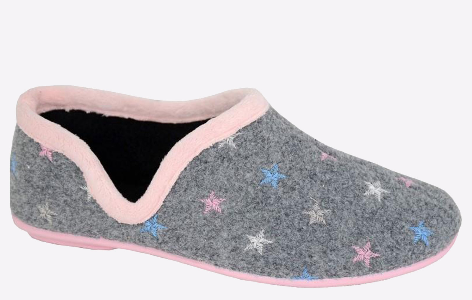 Sleepers Aria Womens - Grey Textile - Size UK 6 | Sleepers Sale | Discount Designer Brands