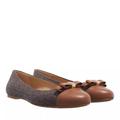 Michael Kors Loafer - Andrea Ballet - Gr. 39 (EU) - in Braun - für Damen - aus Leder & Gummi & Synthetisches Material & genarbt