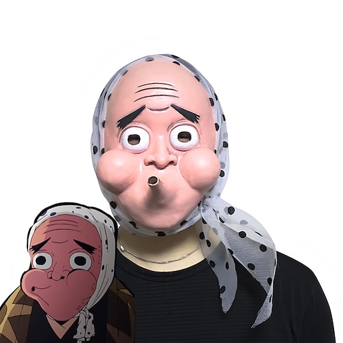 Karneval 2026 Karnevalsmaske Haganezuka Karneval Maske Demon Slayer: Kimetsu no Yaiba Lustiges Kostüm Erwachsene Herren Damen Halloween Karneval Einfaches Karnevalskostüm Verkleiden Image