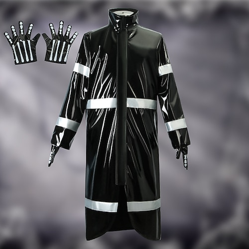 Schneekönigin Mantel Handschuhe Outfits Cosplay for Herren Erwachsene Maskerade Leistung Maskerade Image
