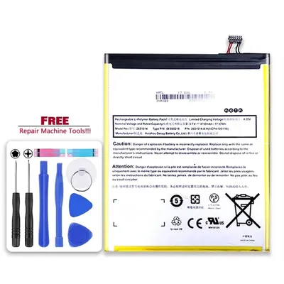 26S1014 4750Mah Battery For Amazon Kindle Fire HD 8" 7Th Gen SX0340T 2017 Tablet Pad 58-000219