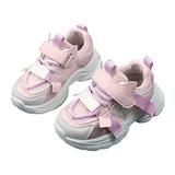 Yindaity Girls Running Sneakers Kids Tennis Shoes Breathable Walking Shoe Toddler Sneaker Purple J