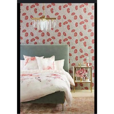 Anthropologie Bedding | Anthropologie Lelie Queen Size Duvet Cover Floral New In Package | Color: Pink/White | Size: Queen