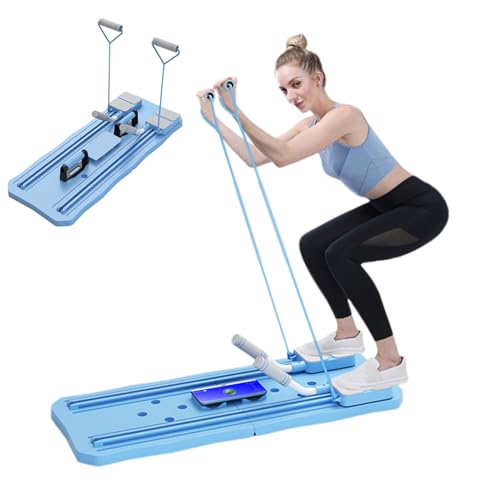 Pilates Reformer Set - Home Pilates | Ab Exercise Board | Home Gym Exercise Board | Multifunctional Abdominal Board | Portable Gym | Workout Equipment For Fitness Enthusiasts & Novices