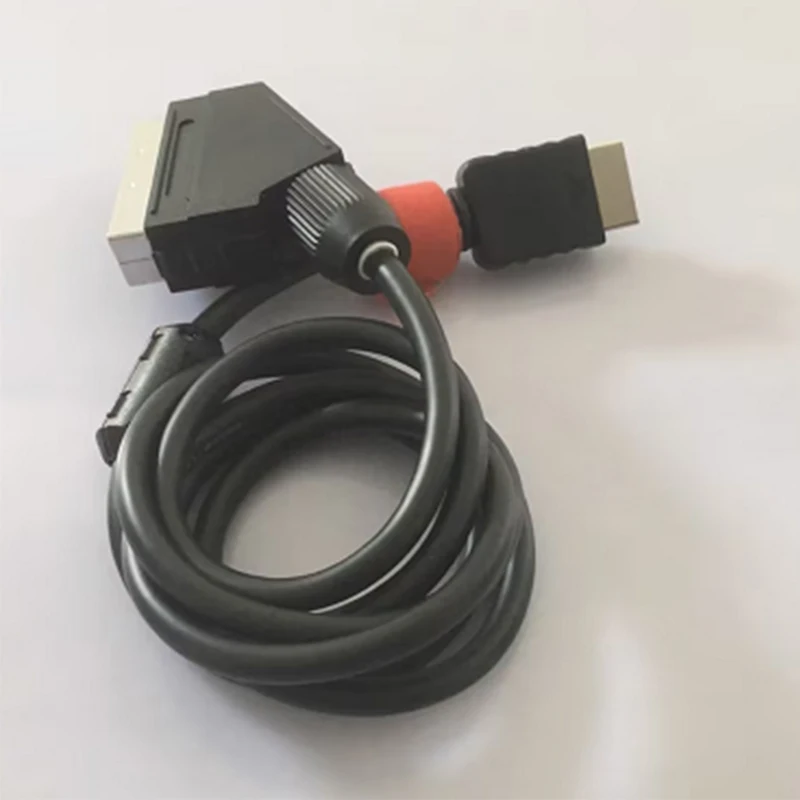 Câble de conversion vidéo pour console de jeu vidéo rétro, cordon Ps1, PS2 vers péritel RGBS, GBSC associé, prise plaquée or
