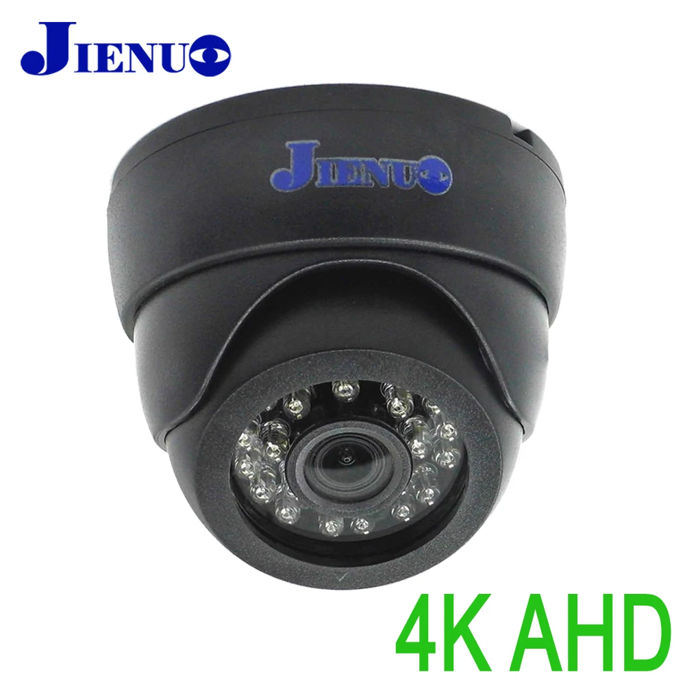 JIENUO 4K HD AHD Kamera Dome Sicherheit Überwachung Infrarot Nachtsicht 1080P 5MP TVI CVI CCTV 2mp Video Hause mini Cam Monitor Image