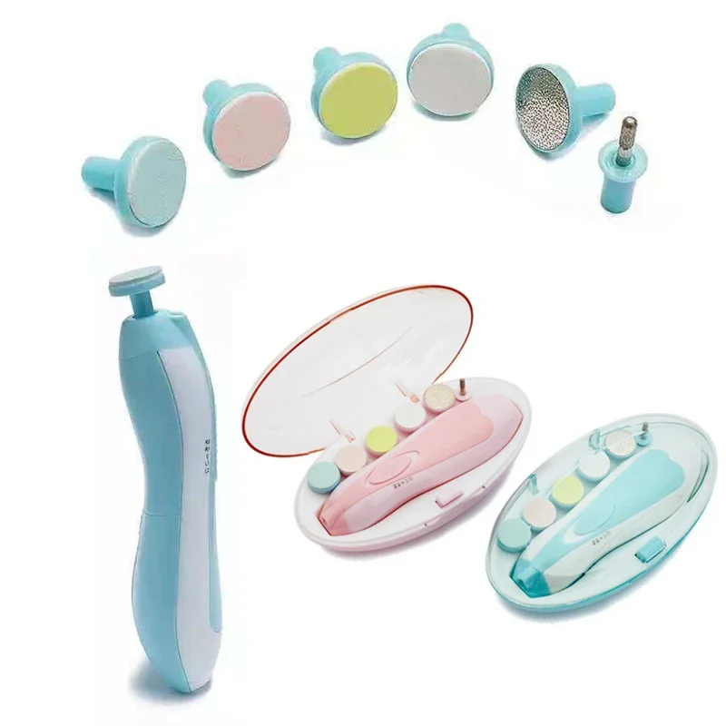 Multifunktionale Elektrische Baby Cutter Trimmer Maniküre Werkzeug Set Baby CareNail Trimmer Baby Nagel Datei Clippers Zehen Fingernagel Image
