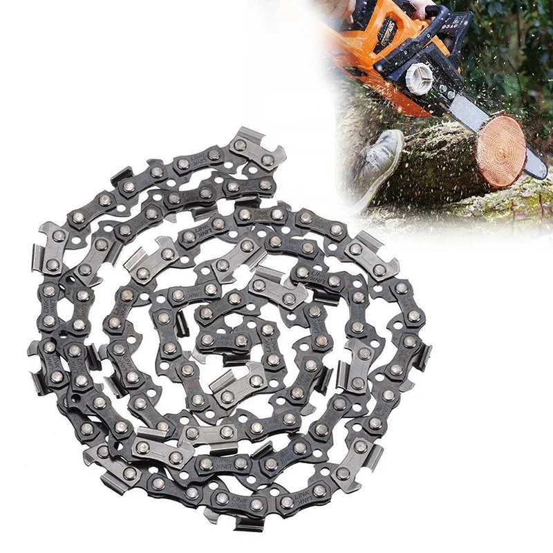 Catena per motosega per sega a palo da 10/12/14/16 pollici 3/8 "LP 40/45/50/52/55//56/59 Collegamenti di trasmissione per la sostituzione delle parti della sega a catena elettrica