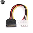 Cavo di prolunga adattatore SATA maschio a Molex IDE 4 pin femmina da 15 pin Cavo di alimentazione da IDE a scheda madre seriale ATA Disco rigido HDD per computer