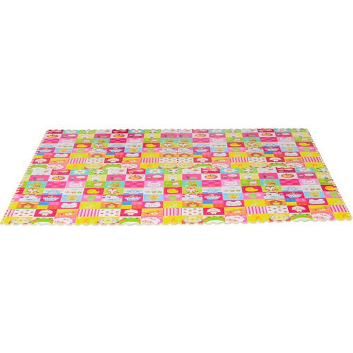 Puzzlematte für Babys Kinder Spielmatte spiel erziehung klappbar eva foam Tiere Muster 61,5 x 61,5