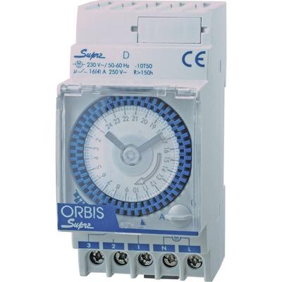 Supra d 230 v Hutschienen-Zeitschaltuhr analog 230 v/ac - Orbis Zeitschalttechnik Image