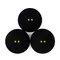 2Pcs 1 pcs Double Yellow Point Squash Balls Rubber Squash Racquet Balls Squash Speed Training For