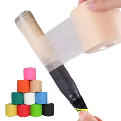 Badminton Racket Shock Absorbing Film Racket Grip Priming Film Athletic Sponge Pre Wrap Bandage