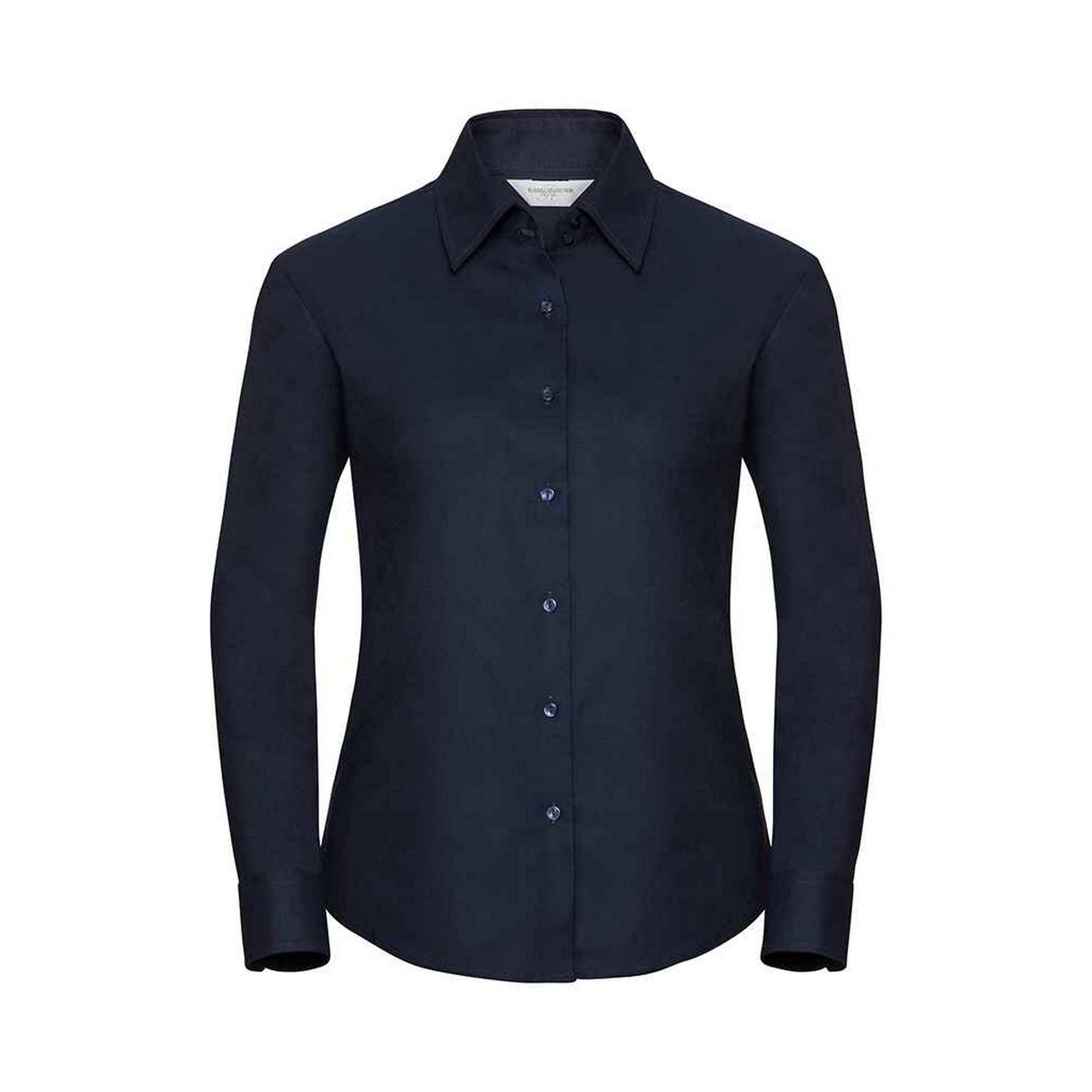 Russell Collection - Hemd für Damen Langärmlig (Leuchtend Navy-Blau) Image