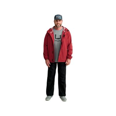 HUK Performance Fishing Storm Jacket - Men's Scarlet Blaze 3XL H4000159-621-XXXL